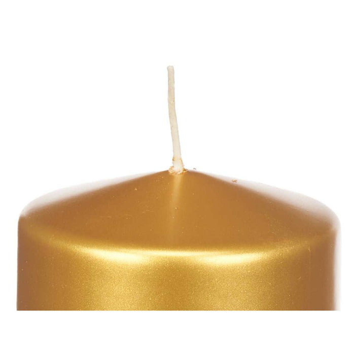 Candle Acorde Golden 9 x 10 x 9 cm (12 Units)