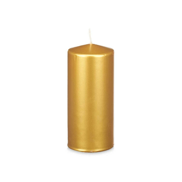 Candle Acorde Golden 9 x 20 x 9 cm (8 Units)