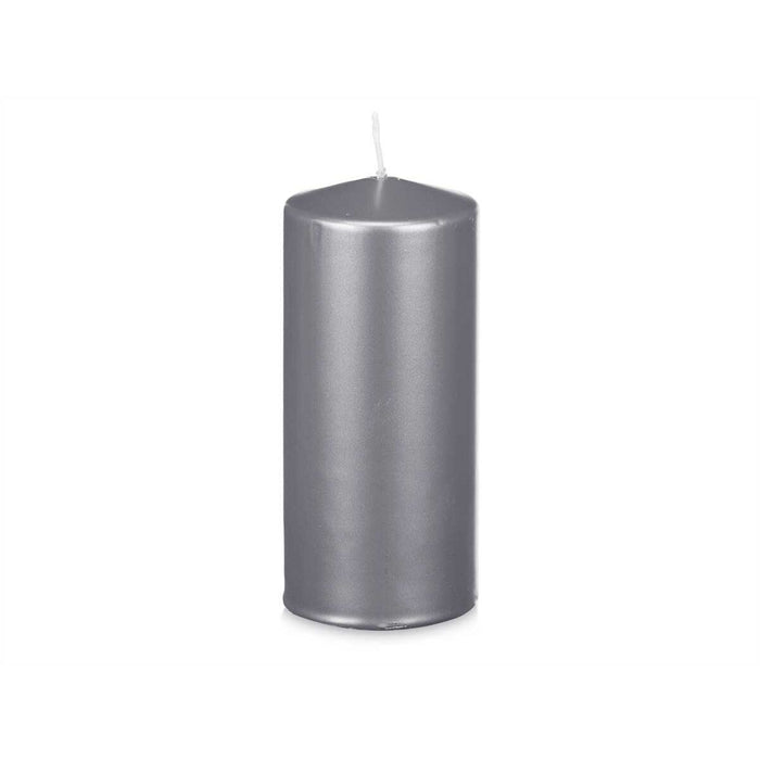 Candle Acorde Silver 9 x 20 x 9 cm (8 Units)