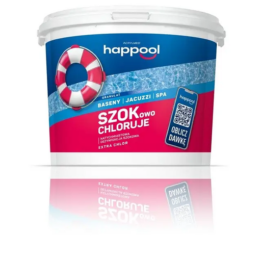 Acrylmed EXTRA CHLOR Granules for controlling bacteria fungi and algae in swimming pool water 3 kg - Cleaning