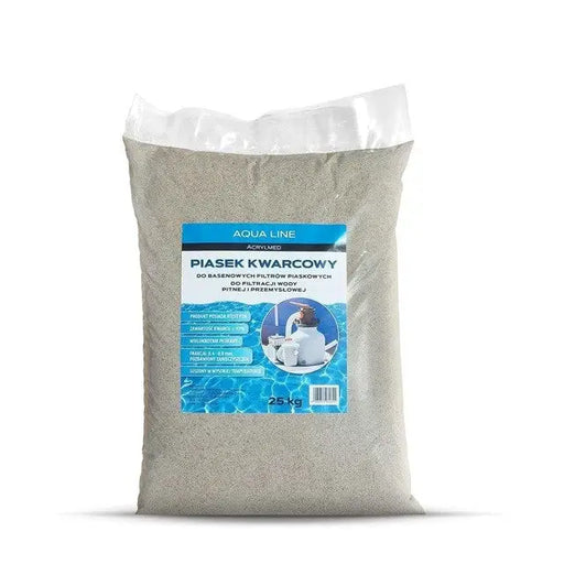 Acrylmed Quartz sand for swimming pool filters 25 kg - Cleaning agentsCHP-SCZ<<<Professional chemistryCHP<<<ActionPL