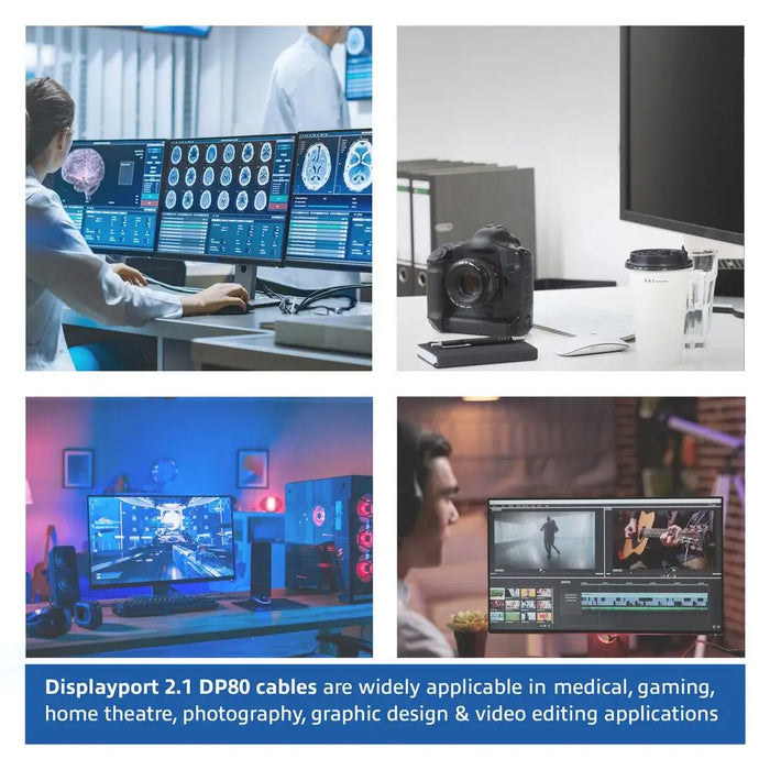 ACT Cable Display port 2.1 male-male 8K@60Hz 4k@240Hz 2m black - PC кабели<<<Кабели<<<ValiAPI