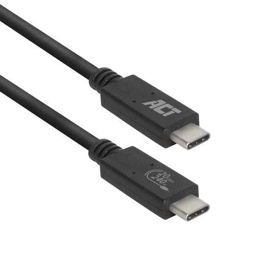 ACT Cable USB-C - USB-C 1 m / USB4 20Gbps 240W certified USB-IF - Кабели за мобилни