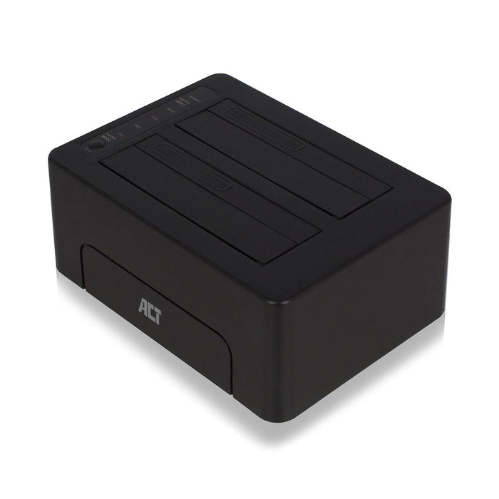 ACT Docking Station AC1504, USB 3.1 Gen1 for 3.5"/2.5" HDD/SSD black