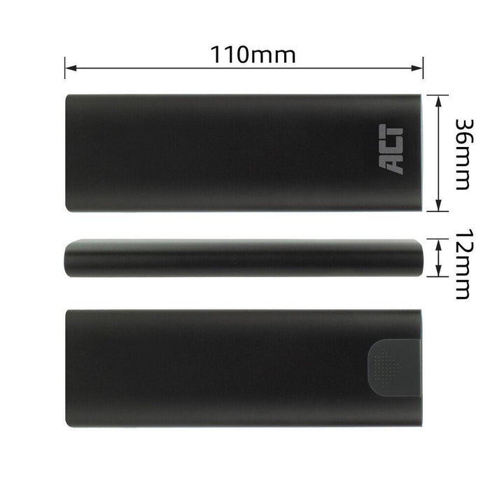 ACT AC1615 Drive Tray, USB-C M.2 NVMe / PCIe SSD