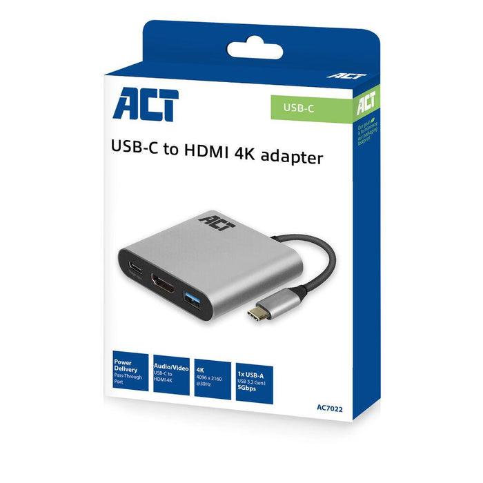ACT Adapter USB-C to HDMI 4K\