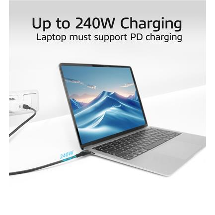 ACT Cable USB-C - USB-C, 2 m / USB4, 20Gbps, 240W