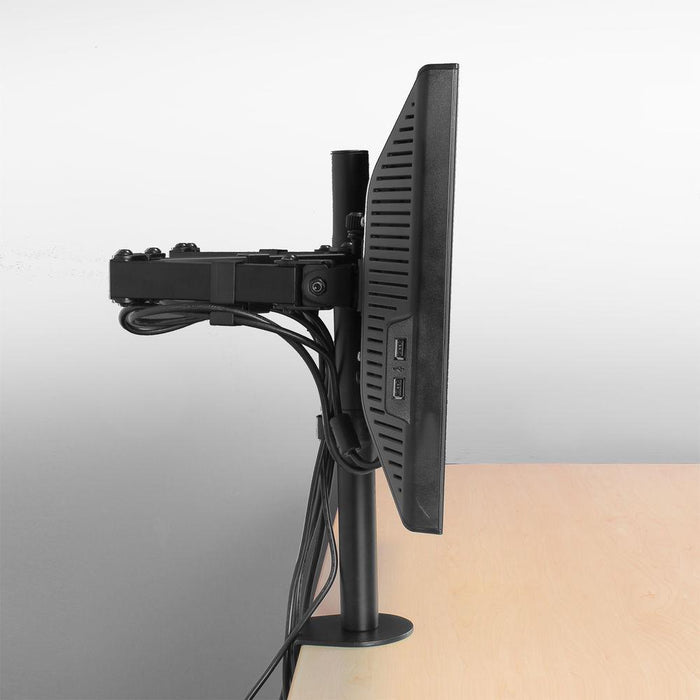 ACT AC8301 Desk Monitor Stand, Adjustable, 10" - 32", 8 kg, Black