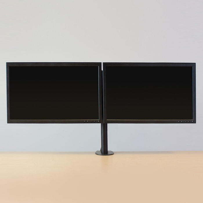ACT AC8302 2-Monitor Stand, Desk Mount, Adjustable, 35", 2x8 kg, Black