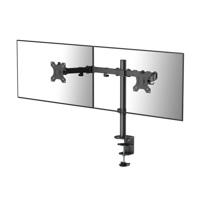 ACT AC8302 2-Monitor Stand, Desk Mount, Adjustable, 35", 2x8 kg, Black