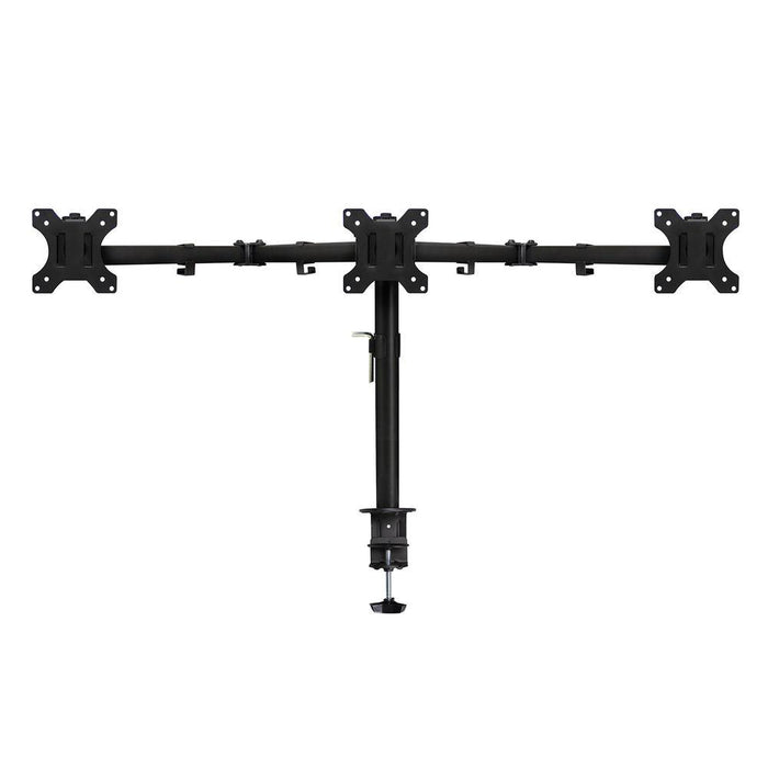 Stand for 3 monitors ACT AC8303, For desk, Adjustable, 27", 21 kg, Black
