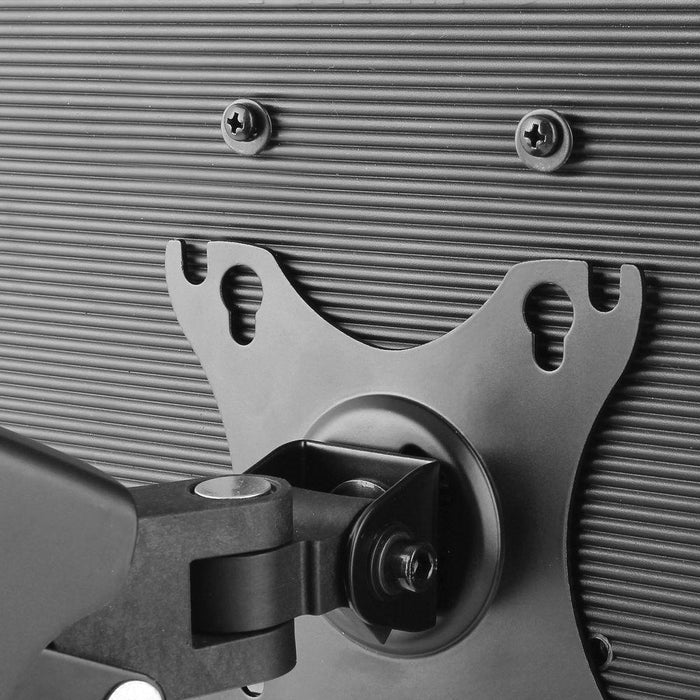 ACT AC8312 Desk Monitor Stand, For Two Monitors, Adjustable, 13" - 32"