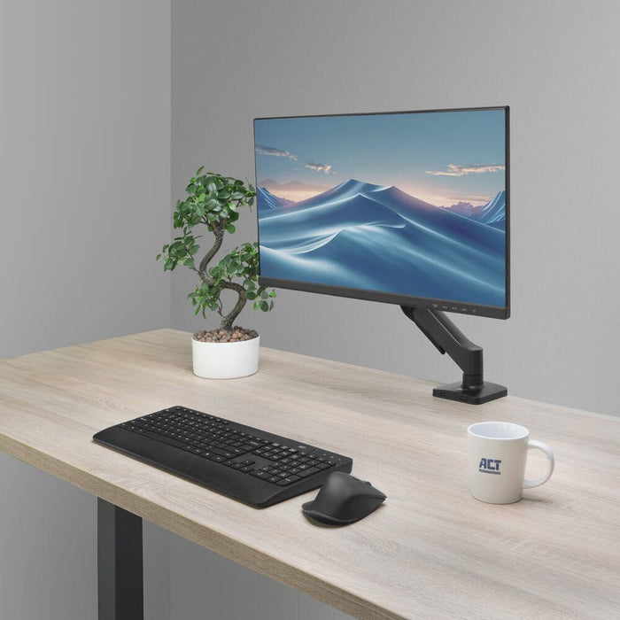 ACT AC8313 Desk Monitor Stand, Adjustable, 17" - 34", 9 kg, gas spring