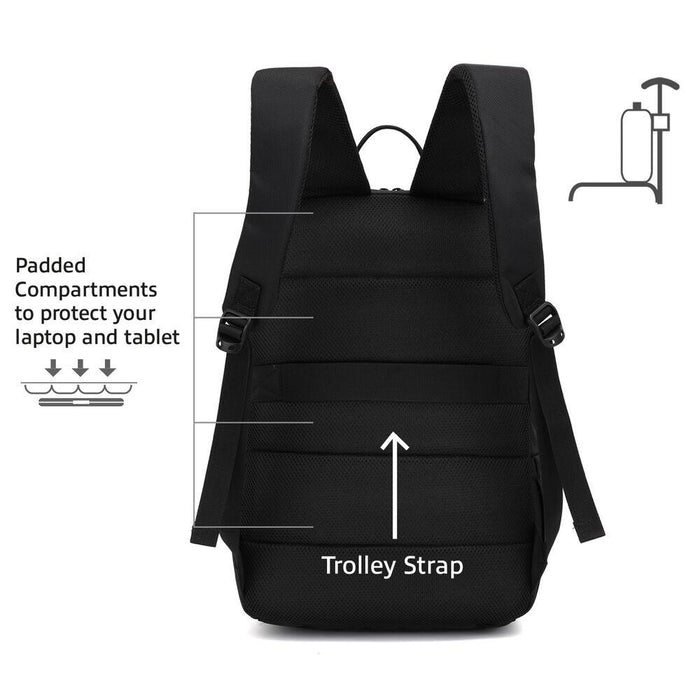 ACT Suburb 15.6" laptop backpack made from recycled plastic bottles