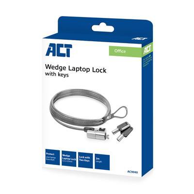 Digital laptop lock ACT LOCK AC9040, 2.0 m
