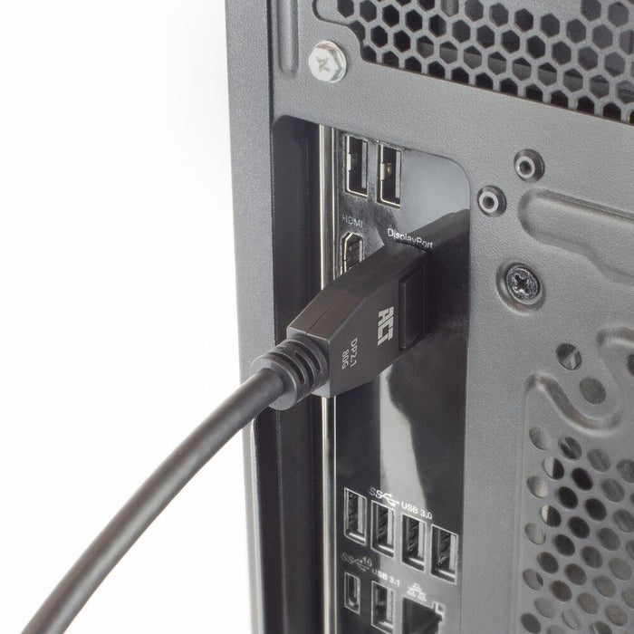 ACT Cable Display port 2.1 male-male, 8K@60Hz, 4k@240Hz, 1m, black