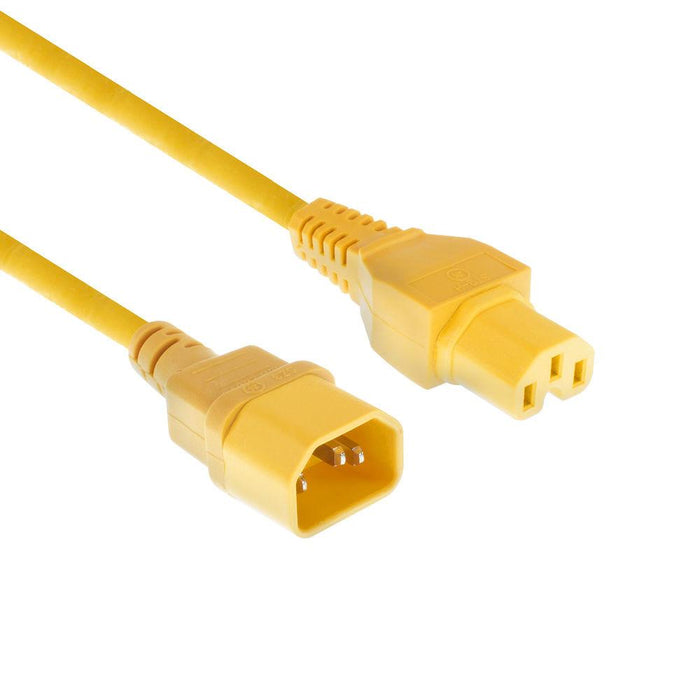 Power cable ACT, C14 - C15, 2m, Yellow