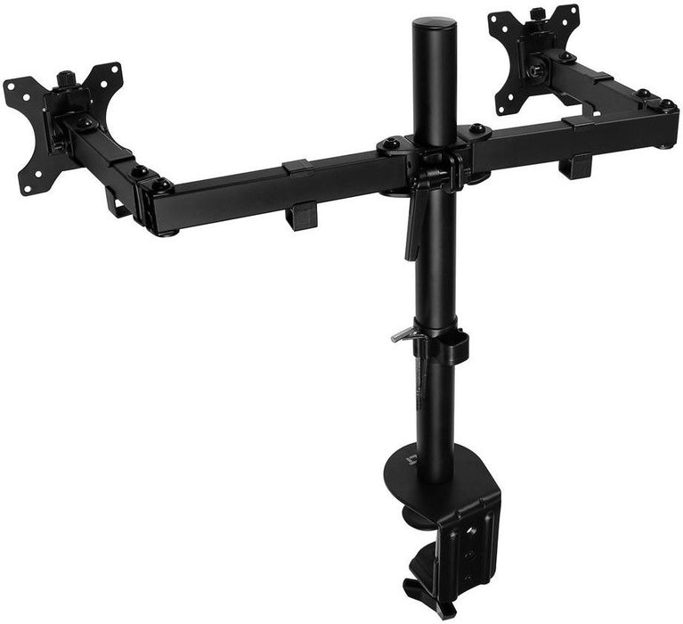 ACT AC8302 2-Monitor Stand, Desk Mount, Adjustable, 35", 2x8 kg, Black