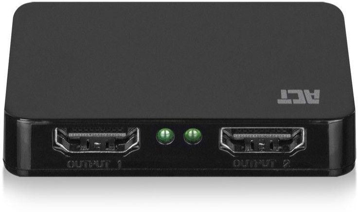 HDMI Splitter ACT AC7835, 1/2, 4K@30Hz, USB, Black