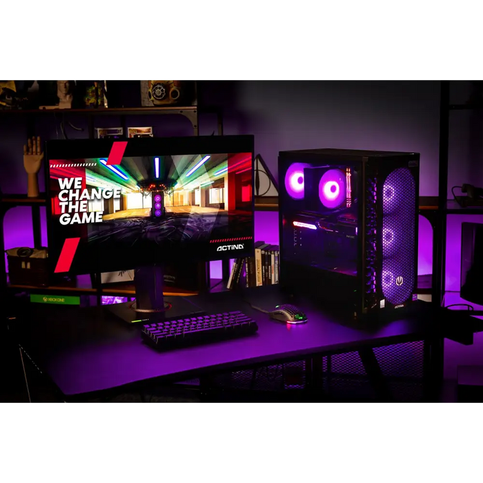 Actina 5901443329244 PC AMD Ryzen™ 5 5500 16 GB DDR4-SDRAM 1 TB SSD NVIDIA GeForce RTX 3060 Midi Tower Black - Gaming