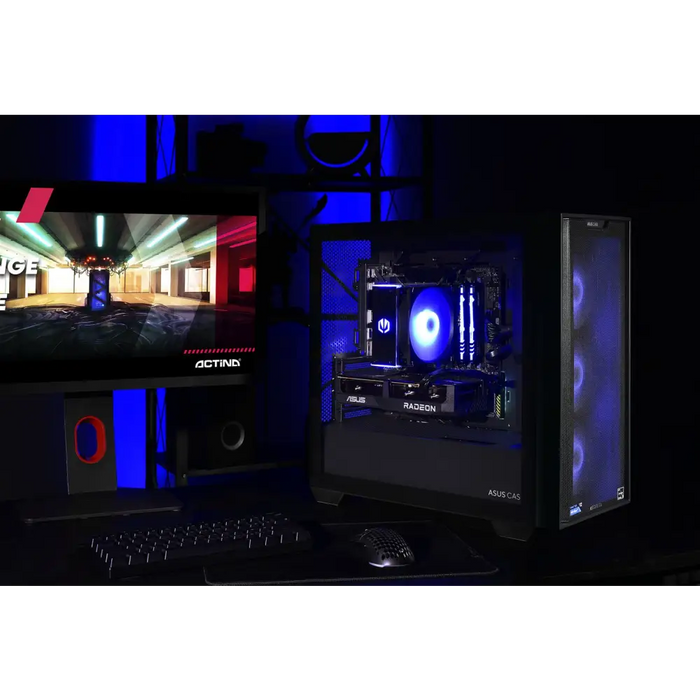 Actina 5901443335832 PC AMD Ryzen™ 5 5600 16 GB DDR4-SDRAM 1 TB SSD AMD Radeon RX 7600 Mini Tower Black - Gaming Actina