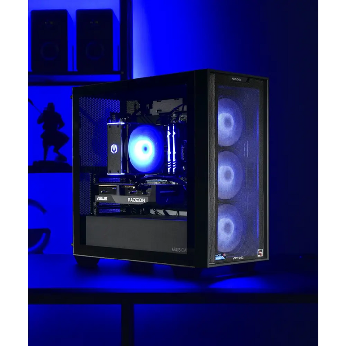 Actina 5901443335887 PC AMD Ryzen™ 5 3600 16 GB DDR4-SDRAM 1 TB SSD AMD Radeon RX 6600 Mini Tower Black - Gaming Actina