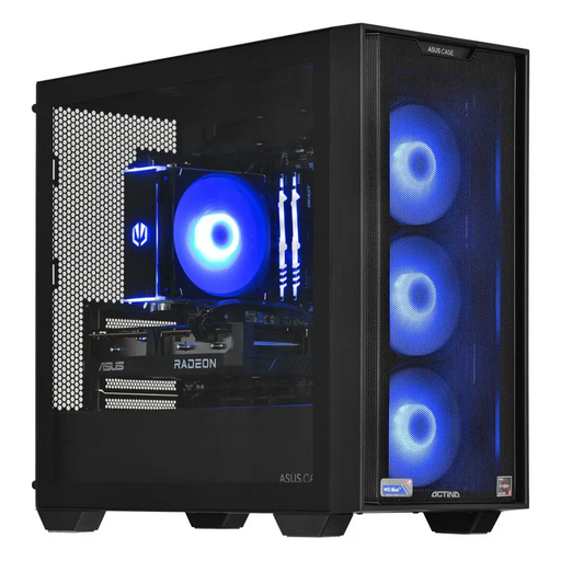 Actina 5901443335887 PC AMD Ryzen™ 5 3600 16 GB DDR4-SDRAM 1 TB SSD AMD Radeon RX 6600 Mini Tower Black - Gaming Actina