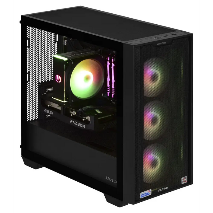 Actina 5901443335887 PC AMD Ryzen™ 5 3600 16 GB DDR4-SDRAM 1 TB SSD AMD Radeon RX 6600 Mini Tower Black - Gaming Actina