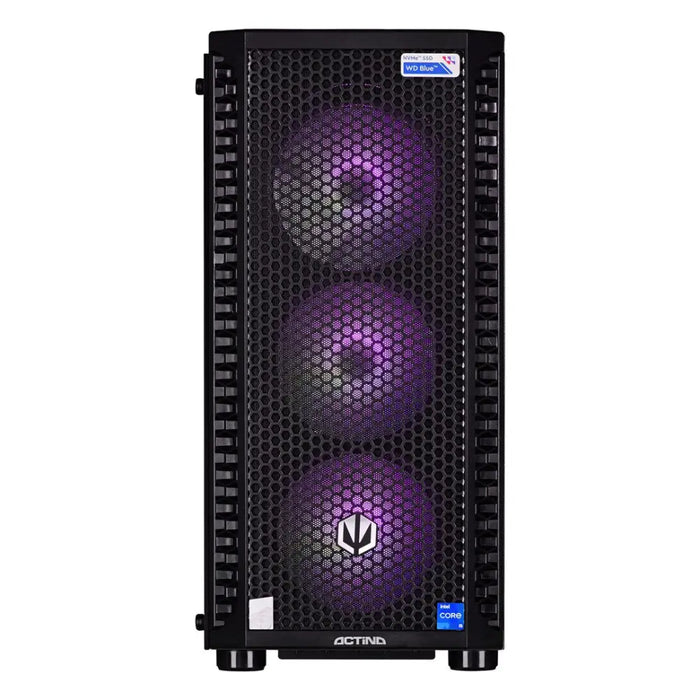 Actina 5901443337607 PC AMD Ryzen™ 7 5700X 32 GB DDR4-SDRAM 1 TB SSD AMD Radeon RX 7800 XT Midi Tower Black - Gaming