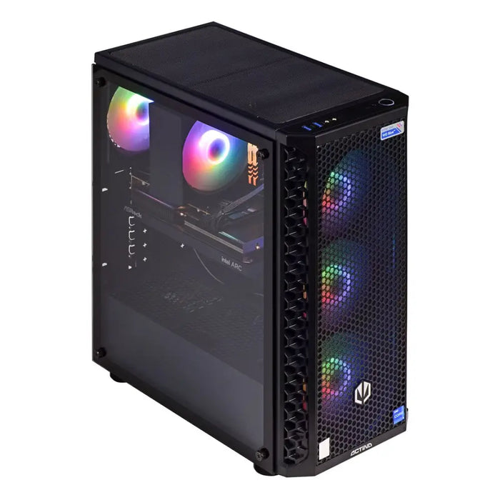 Actina 5901443337607 PC AMD Ryzen™ 7 5700X 32 GB DDR4-SDRAM 1 TB SSD AMD Radeon RX 7800 XT Midi Tower Black - Gaming