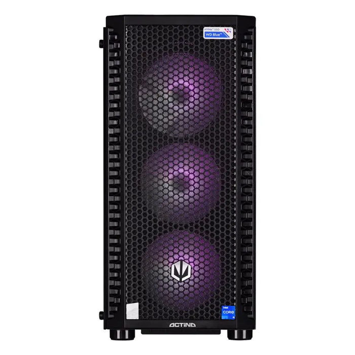 Actina 5901443382690 PC AMD Ryzen™ 5 5600X 32 GB DDR4-SDRAM 1 TB SSD NVIDIA GeForce RTX 4060 Midi Tower Black - Gaming