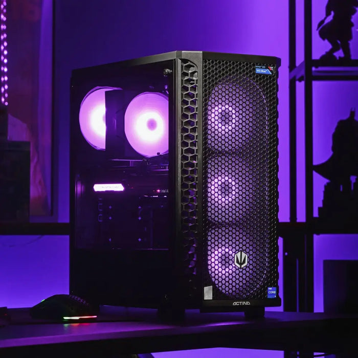 Actina 5901443382690 PC AMD Ryzen™ 5 5600X 32 GB DDR4-SDRAM 1 TB SSD NVIDIA GeForce RTX 4060 Midi Tower Black - Gaming