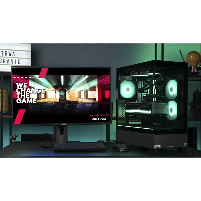 Actina 5901443387107 PC AMD Ryzen™ 7 7800X3D 32 GB DDR5-SDRAM 1 TB SSD AMD Radeon RX 7900 XTX Midi Tower Black - Gaming