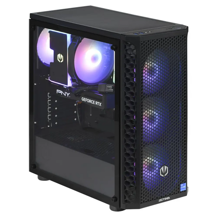 Actina 5901443387527 PC AMD Ryzen™ 5 5600 16 GB DDR4-SDRAM 1 TB SSD NVIDIA GeForce RTX 4060 Midi Tower Black - Gaming