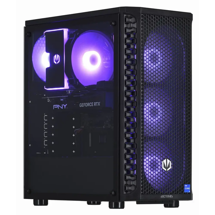 Actina 5901443387527 PC AMD Ryzen™ 5 5600 16 GB DDR4-SDRAM 1 TB SSD NVIDIA GeForce RTX 4060 Midi Tower Black - Gaming