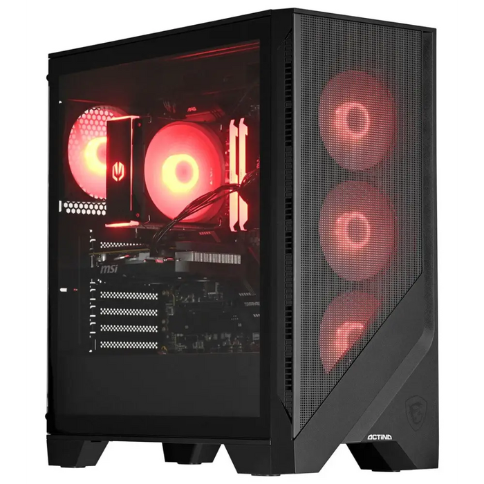 Actina 5901443406129 PC AMD Ryzen™ 7 7700 32 GB DDR5-SDRAM 1 TB SSD AMD Radeon RX 7800 XT Midi Tower Black - Gaming