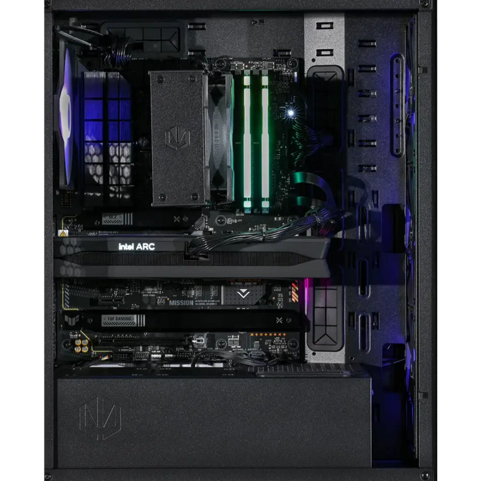 Actina 5901443410249 PC Intel® Core™ i5 i5-14400F 32 GB DDR5-SDRAM 1 TB SSD Intel Arc B580 Midi Tower Black - Gaming