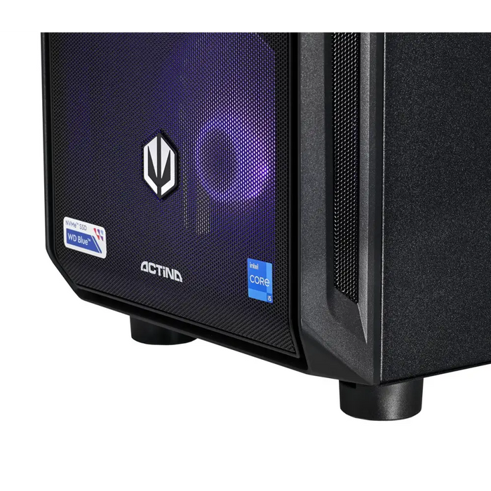 Actina 5901443410270 PC AMD Ryzen™ 5 7500F 32 GB DDR5-SDRAM 1 TB SSD Intel Arc B580 Midi Tower Black - Gaming Actina