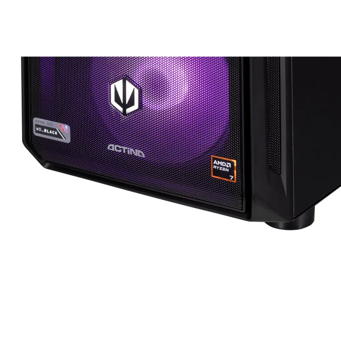 Actina 5901443411901 PC AMD Ryzen™ 9 9900X 32 GB DDR5-SDRAM 2 TB SSD NVIDIA GeForce RTX 5080 Midi Tower Black - Gaming