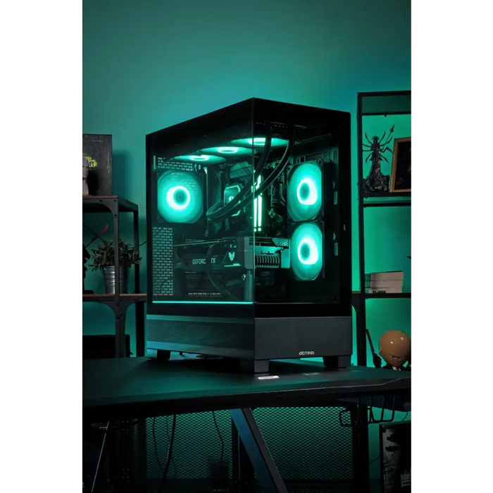 Actina 5901443416456 PC AMD Ryzen™ 7 9800X3D 32 GB DDR5-SDRAM 1 TB SSD NVIDIA GeForce RTX 5070 Ti Midi Tower Black