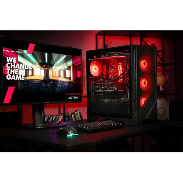 Actina 5901443421498 PC Intel Core Ultra 7 265KF 32 GB DDR5-SDRAM 2 TB SSD NVIDIA GeForce RTX 5070 Midi Tower Black