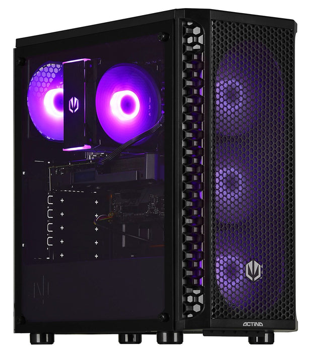 Actina 5901443404859 PC AMD Ryzen™ 7 8700F 32 GB DDR5-SDRAM 1 TB SSD AMD Radeon RX 7700 XT Midi Tower Black