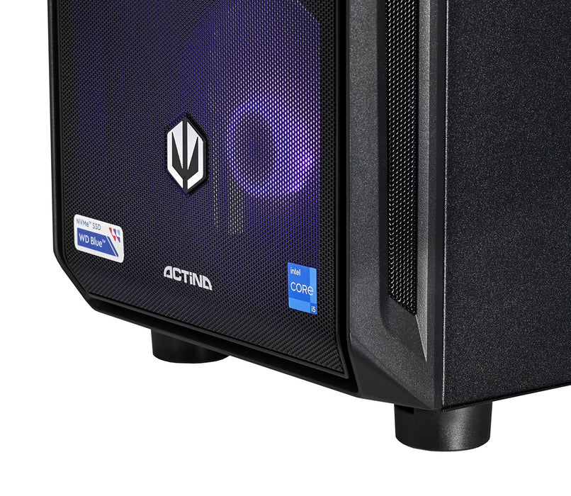 Actina 5901443410362 PC Intel® Core™ i5 i5-14400F 32 GB DDR5-SDRAM 1 TB SSD Intel Arc B580 Windows 11 Home Midi Tower Black