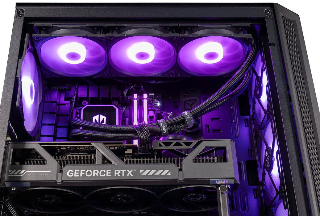 Actina 5901443411994 PC AMD Ryzen™ 7 9800X3D 32 GB DDR5-SDRAM 2 TB SSD NVIDIA GeForce RTX 5090 Windows 11 Home Midi Tower Black