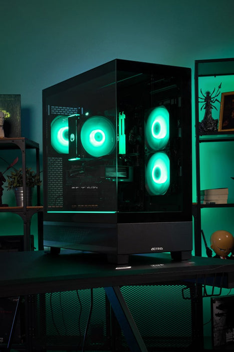 Actina 5901443416418 PC AMD Ryzen™ 5 7600X 32 GB DDR5-SDRAM 1 TB SSD NVIDIA GeForce RTX 5070 Windows 11 Home Midi Tower Black