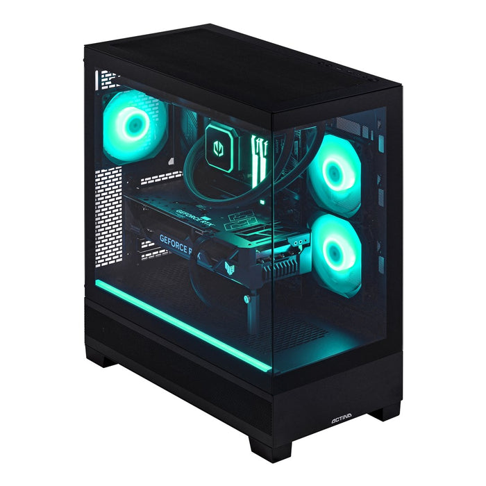 Actina 5901443416432 PC AMD Ryzen™ 7 7800X3D 32 GB DDR5-SDRAM 1 TB SSD NVIDIA GeForce RTX 5070 Midi Tower Black