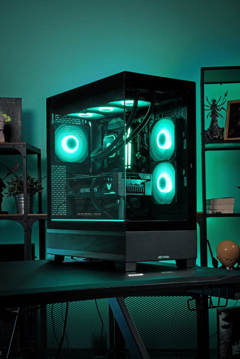 Actina 5901443416449 PC AMD Ryzen™ 7 7800X3D 32 GB DDR5-SDRAM 1 TB SSD NVIDIA GeForce RTX 5070 Windows 11 Home Midi Tower Black