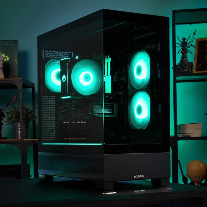 Actina 5901443416463 PC AMD Ryzen™ 7 8700F 32 GB DDR5-SDRAM 1 TB SSD NVIDIA GeForce RTX 5070 Ti Midi Tower Black