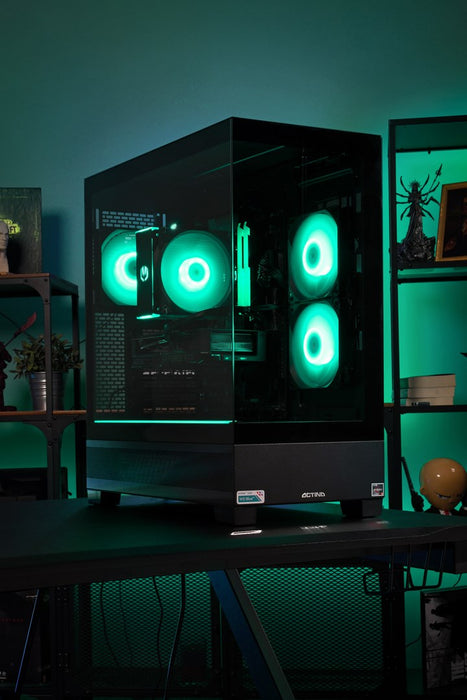 Actina 5901443421085 PC AMD Ryzen™ 5 5600X 32 GB DDR4-SDRAM 1 TB SSD NVIDIA GeForce RTX 5060 Midi Tower Black