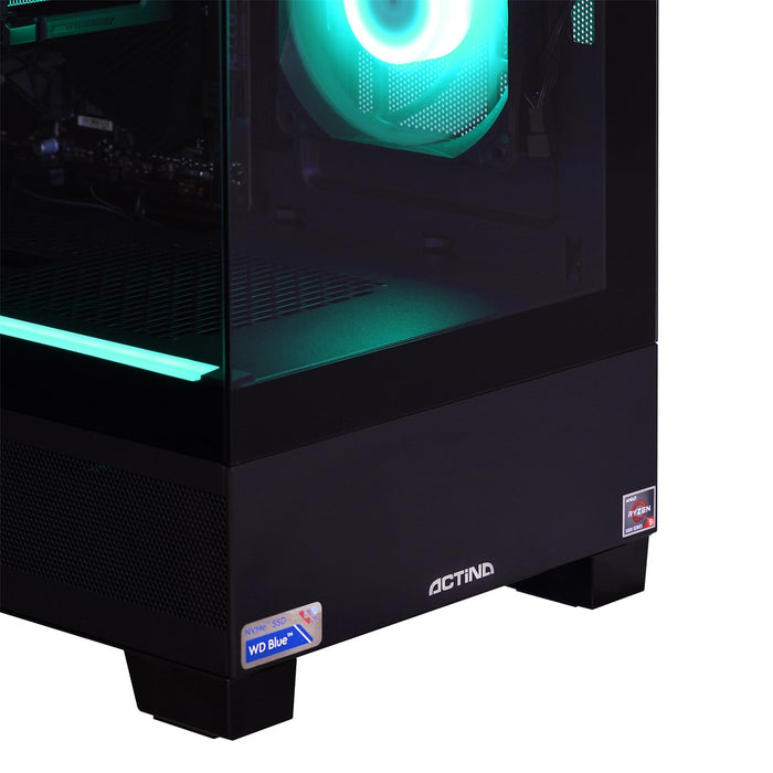 Actina 5901443421085 PC AMD Ryzen™ 5 5600X 32 GB DDR4-SDRAM 1 TB SSD NVIDIA GeForce RTX 5060 Midi Tower Black